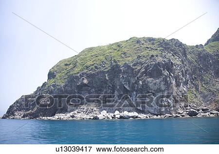 Asia, China, Taiwan, Yilan, Gueishan Island View Large Photo Image Stock Photo - Asia, China, Taiwan, Yilan, Gueishan Island. Fotosearch