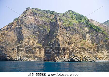 Asia, China, Taiwan, Yilan, Gueishan Island View Large Photo Image Stock Photo - Asia, China, Taiwan, Yilan, Gueishan Island. Fotosearch