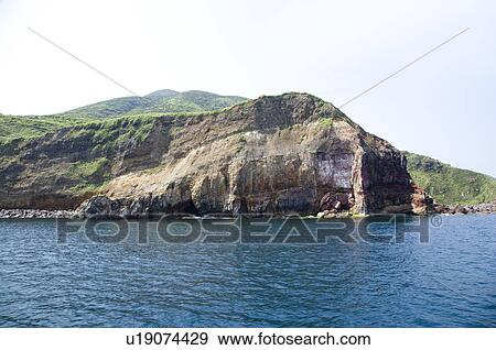Stock Photo - Asia, China, Taiwan, Yilan, Gueishan Island. Fotosearch