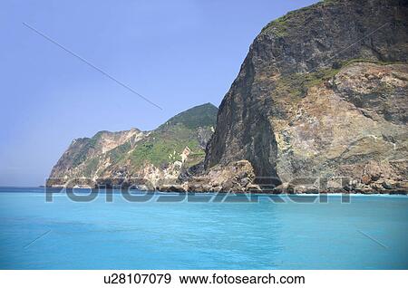 Asia, China, Taiwan, Yilan, Gueishan Island, Ying-yang Sea, The Eyeglasses Cave View Large Photo Image Stock Photo - Asia, China, Taiwan, Yilan, Gueishan Island, Ying-yang Sea, The Eyeglasses Cave. Fotosearch