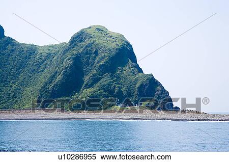 Stock Photography - Asia, China, Taiwan, Yilan, Gueishan Island, Pug. Fotosearch