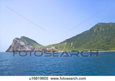 Stock Photography - Asia, China, Taiwan, Yilan, Gueishan Island. Fotosearch