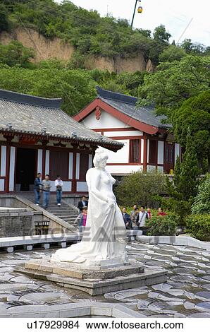 Asia, China, Shanxi, Xi'an, LinTong, Huaqing Pool, Statue of Yang Guifei View Large Photo Image Picture - Asia, China, Shanxi, Xi'an, LinTong, Huaqing Pool, Statue of Yang Guifei. Fotosearch