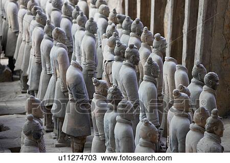 Asia, China, Shanxi, Xi'an, LinTong, Terra-cotta Museum Pit 1, Warrior, UNESCO, World Cultural Heritage View Large Photo Image Stock Image - Asia, China, Shanxi, Xi'an, LinTong, Terra-cotta Museum Pit 1, Warrior, UNESCO, World Cultural Heritage. Fotosearch