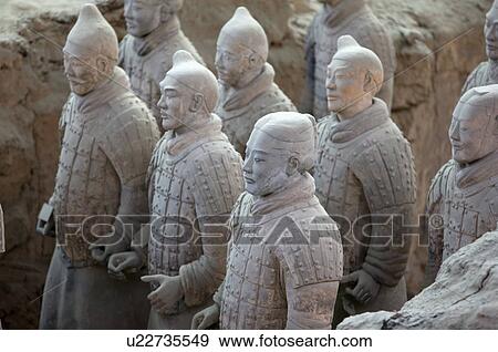 Asia, China, Shanxi, Xi'an, LinTong, Terra-cotta Museum Pit 1, Warrior, UNESCO, World Cultural Heritage View Large Photo Image Stock Photo - Asia, China, Shanxi, Xi'an, LinTong, Terra-cotta Museum Pit 1, Warrior, UNESCO, World Cultural Heritage. Fotosearch