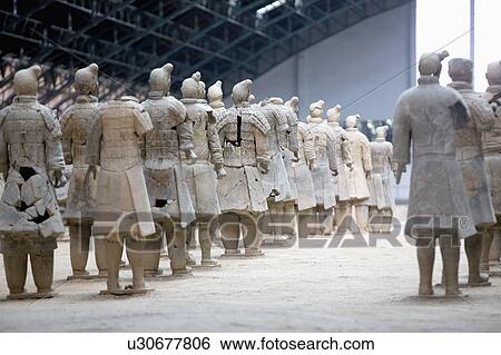 Asia, China, Shanxi, Xi'an, LinTong, Terra-cotta Museum Pit 1, Warrior, UNESCO, World Cultural Heritage View Large Photo Image Stock Photograph - Asia, China, Shanxi, Xi'an, LinTong, Terra-cotta Museum Pit 1, Warrior, UNESCO, World Cultural Heritage. Fotosearch
