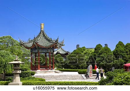 Asia, China, Shanxi, Xi'an, LinTong, Huaqing Pool View Large Photo Image Stock Photography - Asia, China, Shanxi, Xi'an, LinTong, Huaqing Pool. Fotosearch