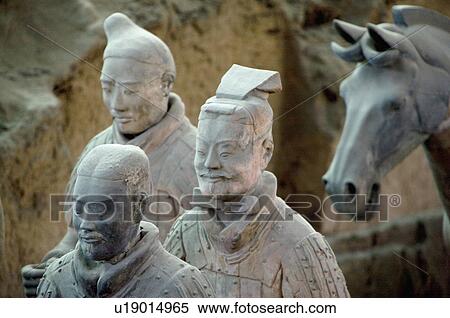 Asia, China, Shanxi, Xi'an, LinTong, Terra-cotta Museum Pit 1, Warrior, UNESCO, World Cultural Heritage View Large Photo Image Stock Photography - Asia, China, Shanxi, Xi'an, LinTong, Terra-cotta Museum Pit 1, Warrior, UNESCO, World Cultural Heritage. Fotosearch