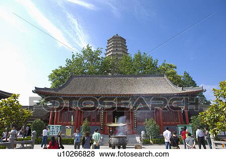 Asia, China, Shanxi, Bao-ji City, Famen Temple, Dagoba View Large Photo Image Stock Photo - Asia, China, Shanxi, Bao-ji City, Famen Temple, Dagoba. Fotosearch