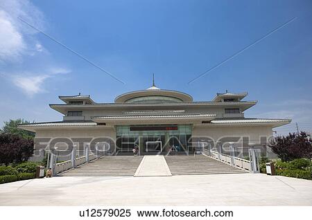 Stock Photography - Asia, China, Shanxi, Xi'an, Xi'an museum. Fotosearch