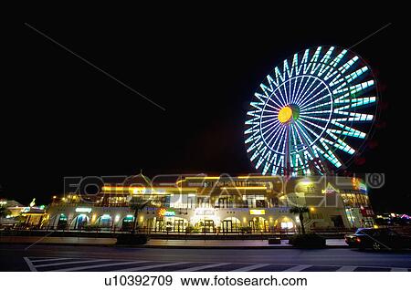 Asia, Japan, Okinawa, American Village View Large Photo Image Stock Photo - Asia, Japan, Okinawa, American Village. Fotosearch