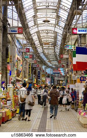 Asia, Japan, Okinawa, Naha, Kokusai Street View Large Photo Image Stock Photograph - Asia, Japan, Okinawa, Naha, Kokusai Street. Fotosearch