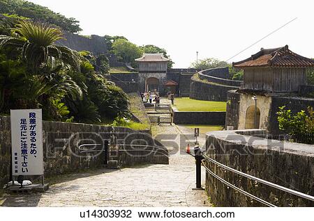Asia, Japan, Okinawa, Naha, Surijo Castle, UNESCO, World Cultural Heritage View Large Photo Image Stock Image - Asia, Japan, Okinawa, Naha, Surijo Castle, UNESCO, World Cultural Heritage. Fotosearch