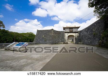 Asia, Japan, Okinawa, Naha, Surijo Castle, UNESCO, World Cultural Heritage View Large Photo Image Stock Image - Asia, Japan, Okinawa, Naha, Surijo Castle, UNESCO, World Cultural Heritage. Fotosearch