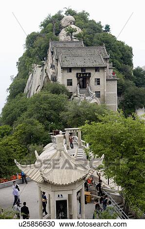 Asia, China, Shanxi, Huayin, Huashan Mountain, North Peak View Large Photo Image Stock Image - Asia, China, Shanxi, Huayin, Huashan Mountain, North Peak. Fotosearch