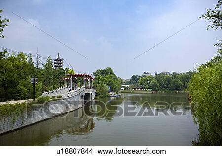 Asia, China, Jiangsu Province, Nan Jing, Confucius Temple, Bailuzhou Park View Large Photo Image Picture - Asia, China, Jiangsu Province, Nan Jing, Confucius Temple, Bailuzhou Park. Fotosearch