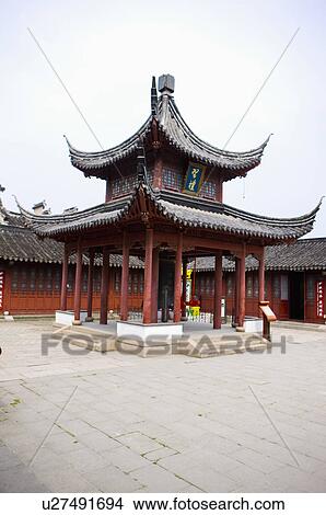 Asia, China, Jiangsu Province, Nan Jing, Confucius Temple View Large Photo Image Picture - Asia, China, Jiangsu Province, Nan Jing, Confucius Temple. Fotosearch