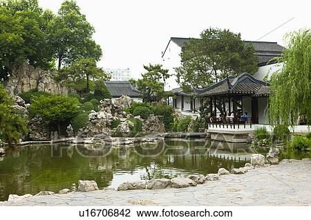 Asia, China, Jiangsu Province, Nan Jing, Zhan Garden View Large Photo Image Stock Image - Asia, China, Jiangsu Province, Nan Jing, Zhan Garden. Fotosearch