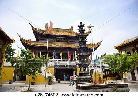 Asia, China, Jiangsu Province, Nan Jing, Jiming Temple View Large Photo Image Stock Image - Asia, China, Jiangsu Province, Nan Jing, Jiming Temple. Fotosearch