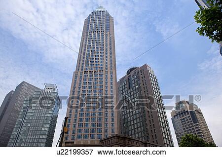 Asia, China, Jiangsu Province, Nan Jing, Commercial Street View Large Photo Image Stock Photo - Asia, China, Jiangsu Province, Nan Jing, Commercial Street. Fotosearch