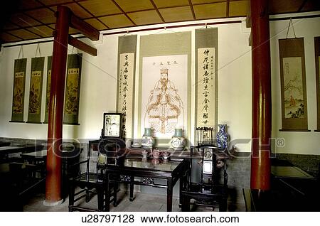Stock Photo - Asia, China, Shandong, Mansion of Mencius. Fotosearch