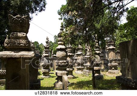China, Shandong, Changqing, Divine Rock Temple View Large Photo Image Stock Photo - China, Shandong, Changqing, Divine Rock Temple. Fotosearch