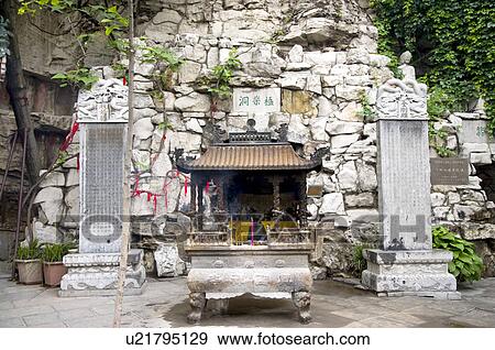 China, Shandong, Jinan County, Thousand Buddha Mountain Park, Xingguo Temple, Thousand Buddha Temple, Kek Lok Cave View Large Photo Image Stock Photo - China, Shandong, Jinan County, Thousand Buddha Mountain Park, Xingguo Temple, Thousand Buddha Temple, Kek Lok Cave. Fotosearch