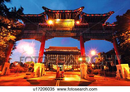Entrance of a hotel, Grand Hotel, Taipei, Taiwan View Large Photo Image Stock Photography - Entrance of a hotel, Grand Hotel, Taipei, Taiwan. Fotosearch