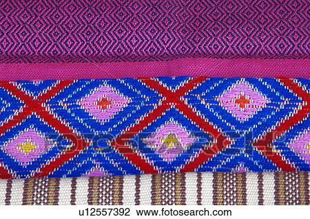 Close-up of multi-colored fabric, Taiwan View Large Photo Image Stock Image - Close-up of multi-colored fabric, Taiwan. Fotosearch