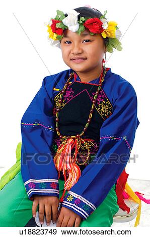 Portrait of a Taiwanese girl smiling, Taiwan View Large Photo Image Stock Photo - Portrait of a Taiwanese girl smiling, Taiwan. Fotosearch