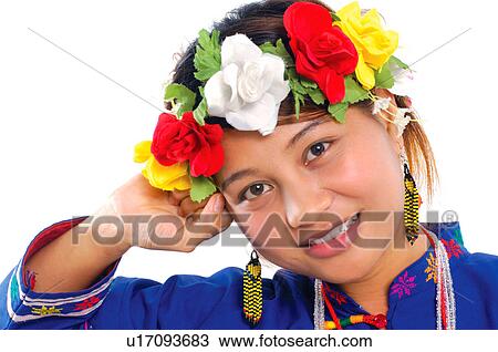 Portrait of a Taiwanese woman smiling, Taiwan View Large Photo Image Stock Image - Portrait of a Taiwanese woman smiling, Taiwan. Fotosearch