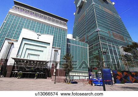 Buildings in a city, Taipei 101, Taipei, Taiwan View Large Photo Image Picture - Buildings in a city, Taipei 101, Taipei, Taiwan. Fotosearch