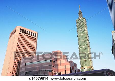 Buildings in a city, Taipei 101, Taipei, Taiwan View Large Photo Image Picture - Buildings in a city, Taipei 101, Taipei, Taiwan. Fotosearch