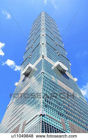 Low angle view of a building, Taipei 101, Taipei, Taiwan View Large Photo Image Stock Photo - Low angle view of a building, Taipei 101, Taipei, Taiwan. Fotosearch