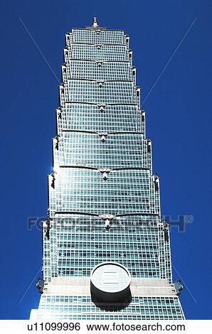 Low angle view of a building, Taipei 101, Taipei, Taiwan View Large Photo Image Stock Photograph - Low angle view of a building, Taipei 101, Taipei, Taiwan. Fotosearch