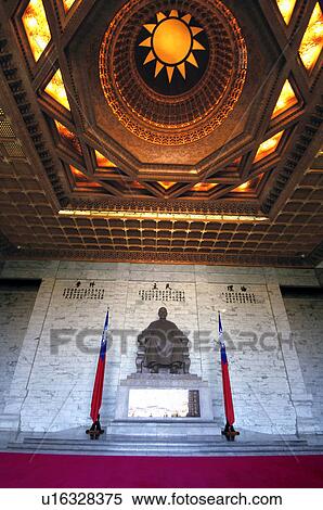 Statue of Chiang Kai Shek in a memorial, Chiang Kaishek Memorial Hall, Taipei, Taiwan View Large Photo Image Stock Photography - Statue of Chiang Kai Shek in a memorial, Chiang Kaishek Memorial Hall, Taipei, Taiwan. Fotosearch