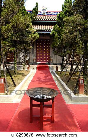 Stock Photo - Facade of a temple, Taipei Confucius Temple, Taipei, Taiwan. Fotosearch