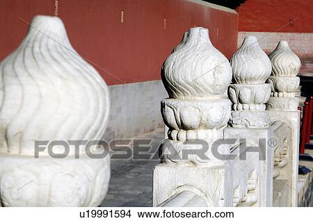 Balustrade of a palace, Imperial Palace, Forbidden City, Beijing, China View Large Photo Image Picture - Balustrade of a palace, Imperial Palace, Forbidden City, Beijing, China. Fotosearch
