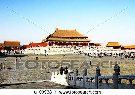Tourist in a palace, Imperial Palace, Forbidden City, Beijing, China View Large Photo Image Stock Photo - Tourist in a palace, Imperial Palace, Forbidden City, Beijing, China. Fotosearch