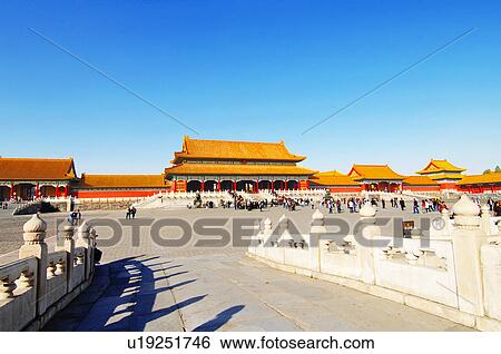 Tourists in a palace, Imperial Palace, Forbidden City, Beijing, China View Large Photo Image Stock Photograph - Tourists in a palace, Imperial Palace, Forbidden City, Beijing, China. Fotosearch