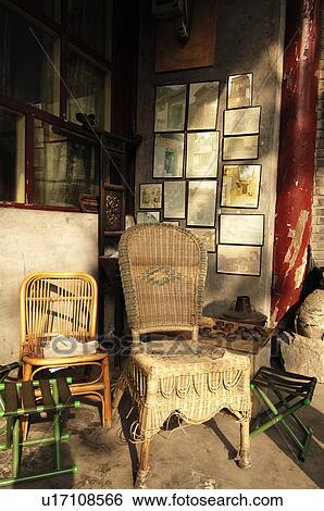 Stock Photograph - Antique furniture in a room. Fotosearch