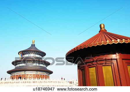 Stock Photo - Low angle view of a pagoda, Summer Palace, Beijing, China. Fotosearch