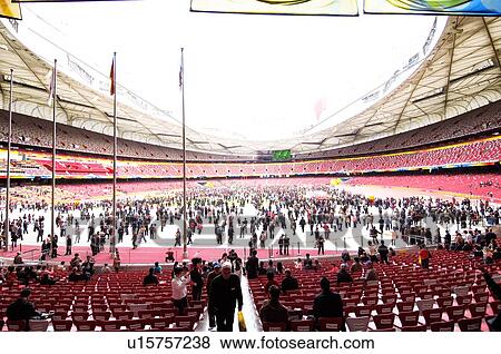 People in a stadium, Beijing, China View Large Photo Image Stock Photo - People in a stadium, Beijing, China. Fotosearch