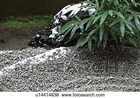 Japanese stone garden View Large Photo Image Stock Photo - Japanese stone garden. Fotosearch