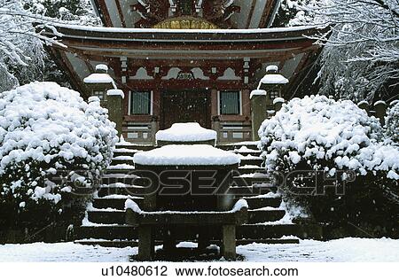 Japanese traditional architecture and snow View Large Photo Image Stock Image - Japanese traditional architecture and snow. Fotosearch