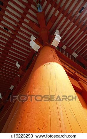 Stock Image - Red column. Fotosearch
