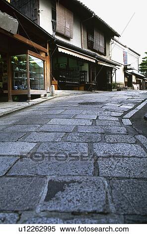 Stock Photography - Stone pavement street. Fotosearch