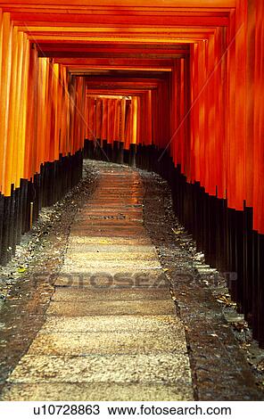 Torii gate View Large Photo Image Stock Image - Torii gate. Fotosearch