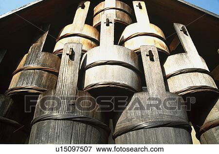 Stock Photo - Wooden tub. Fotosearch