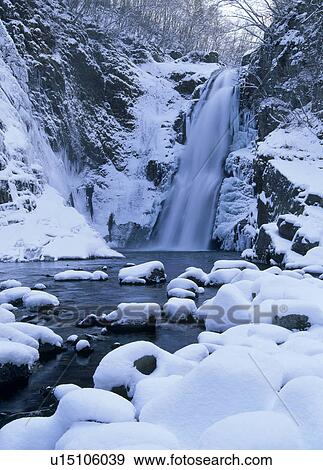 Stock Photo - Akiho Great Falls, Sendai, Miyagi, Japan. Fotosearch